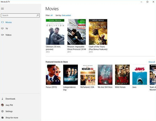 微软Movies&TV