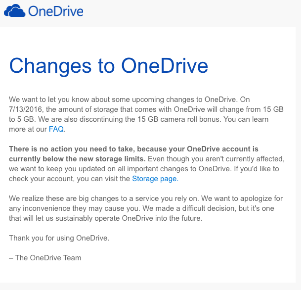 OneDrive免费服务