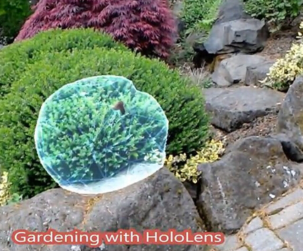 Win10全息AR眼镜HoloLens打造科幻花园