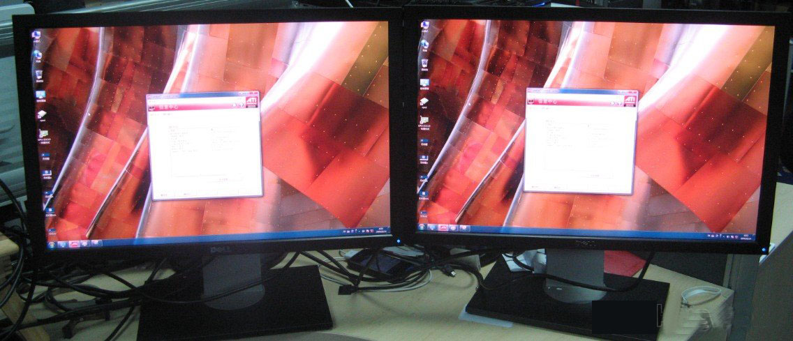 Windows7设置双显示器屏幕的方法