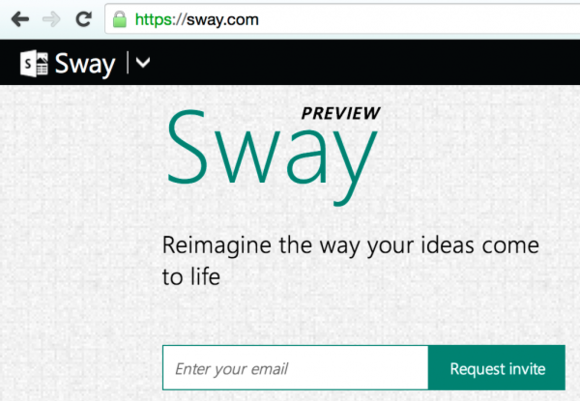 Win10版简报应用Office Sway