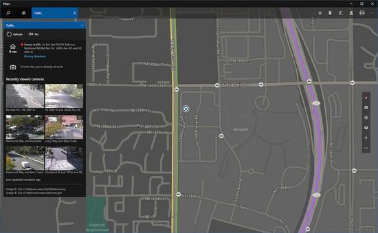 Windows 10自带地图将显示交通路况-正版软件商城聚元亨